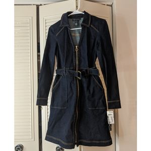 NWT Jean Jacket Long Coat